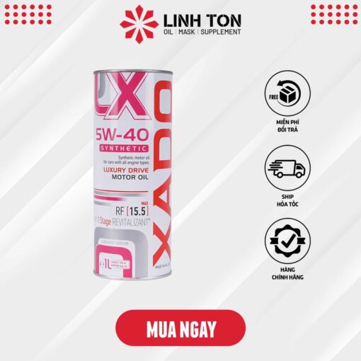 Mua ngay NHỚT NHẬP KHẨU TỔNG HỢP XADO ATOMIC OIL 5W40 LUXURY DRIVE CÔNG NGHỆ NGUYÊN TỬ CAO CẤP CHO TAY GA/ Ô TÔ tại Linh Ton Store