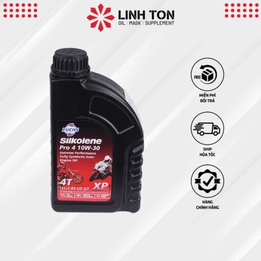 NHỚT TỔNG HỢP FUCHS SILKOLENE 10W30 NHẬP KHẨU DÀNH CHO XE MÁY TẠI LINH TON STORE