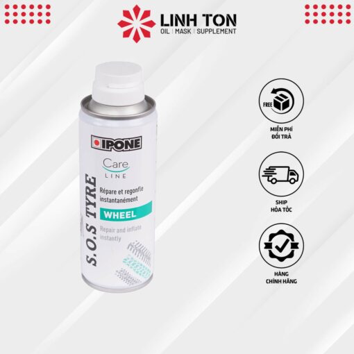 Mua ngay Chai xịt vá lốp xe khẩn cấp Ipone S.O.S Tyre (200ml) nhập khẩu Pháp tại Linh Ton store - NHOT.LINHTON.VN