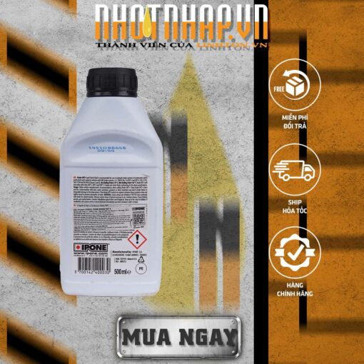 Mua ngay Dầu thắng Ipone Brake Dot 4 tổng hợp (500ml) - NHOTNHAP.VN - Thành viên của Linh Ton Store - 350a Trịnh Đình Trọng, Hoà Thạnh, Tân Phú