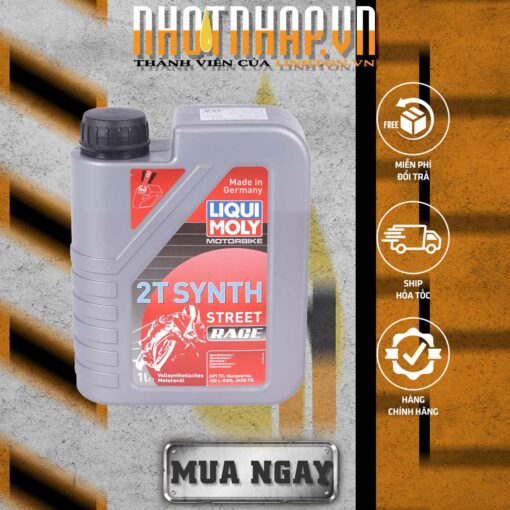 Mua ngay Nhớt 2 Thì Pha Xăng Nhập Khẩu Cao Cấp Liqui Moly MOTORBIKE 2T SYNTH STREET RACE tại NHOTNHAP.VN - Thành viên của Linh Ton Store - 350a Trịnh Đình Trọng, Hoà Thạnh, Tân Phú