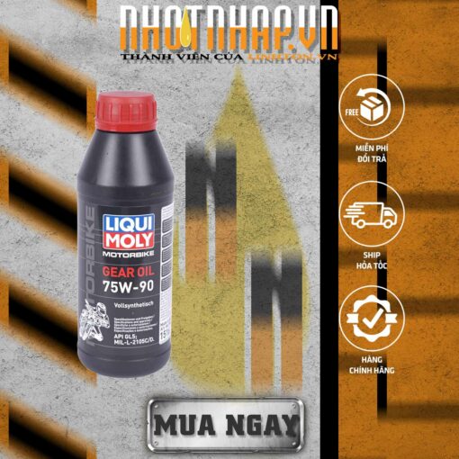 Mua ngay Nhớt lap LIQUI MOLY 75W90 Gear Oil cho hộp số tay ga/ ô tô GL-5 nhập khẩu Đức 500ML tại Linh Ton Store - 350a Trịnh Đình Trọng, Hòa Thạnh, Tân Phú