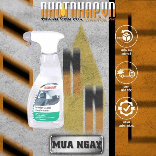 Mua ngay Dung dịch vệ sinh nội thất ô tô Sonax Interior Cleaner 321200 nhập khẩu Đức tại NHOTNHAP.VN NHOTNHAP.VN - 350A TRỊNH ĐÌNH TRỌNG, HOÀ THẠNH, TÂN PHÚ